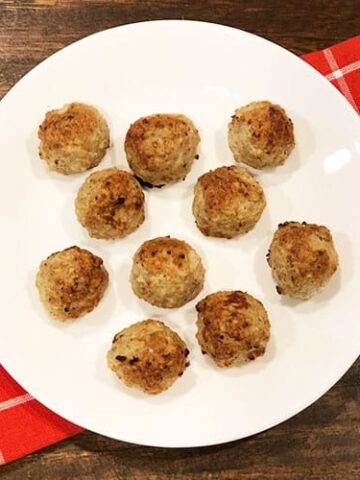 Freezer Friendly Turkey Meatballs