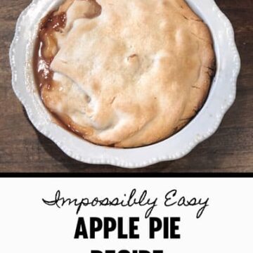 Impossibly Easy Apple Pie