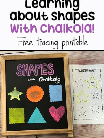 Fun Shape Tracing Activity with Chalkola