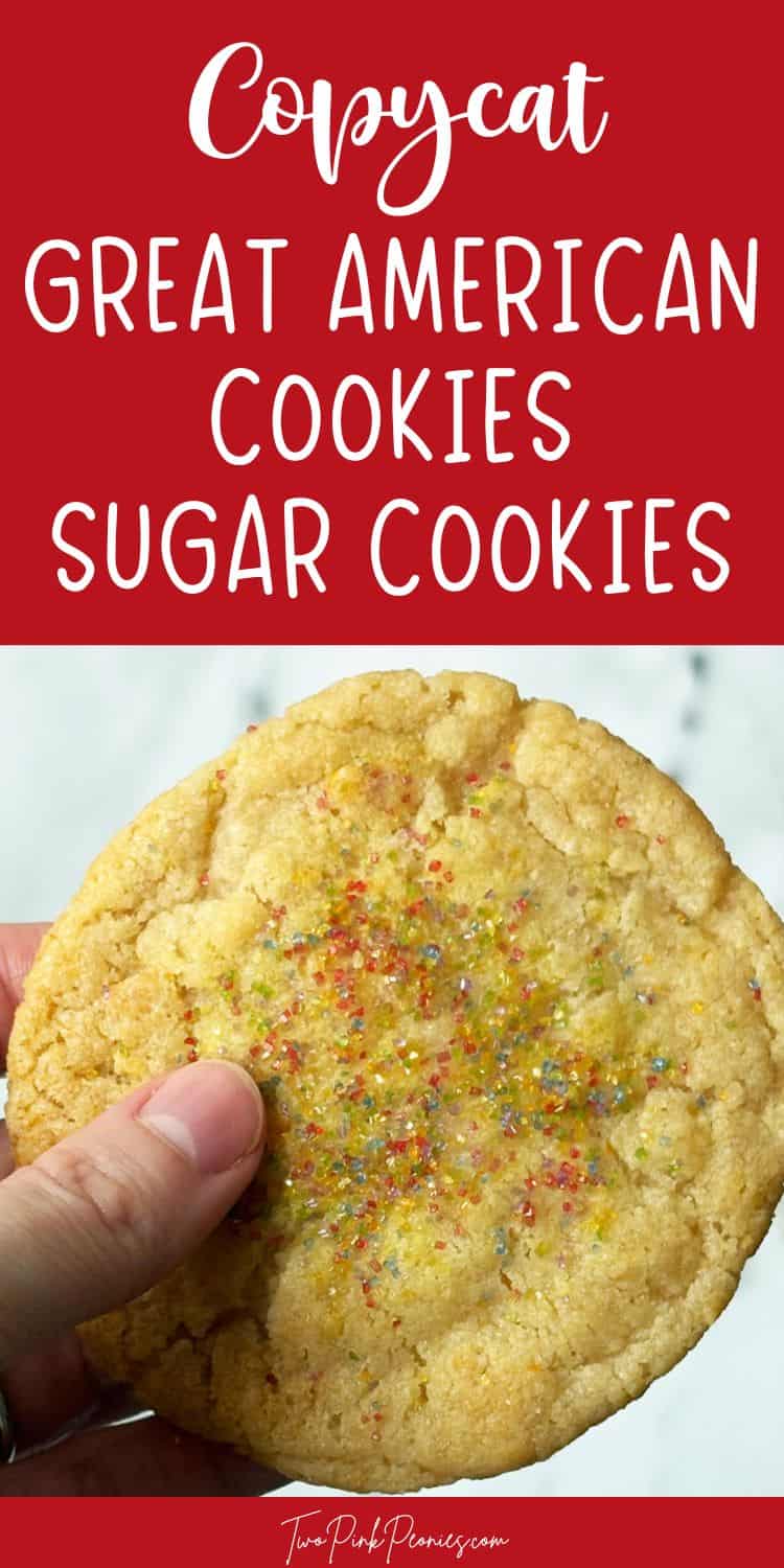 Copycat Great American Cookies Sugar Cookies