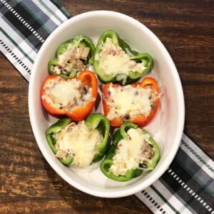 bacon stuffed bell peppers