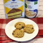 Cake Mix Oatmeal Cookies