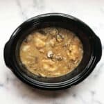 Crockpot Chicken Stroganoff