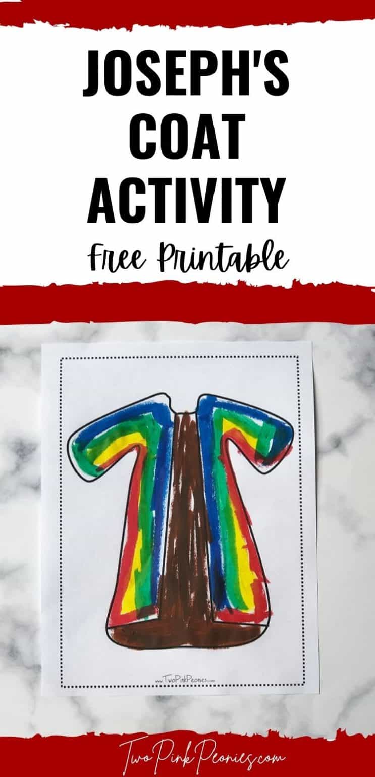 Free Joseph's Coat Printable {instant PDF download}