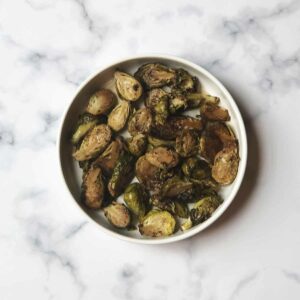 Balsamic Parmesan Roasted Brussels Sprouts