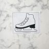 Printable Ice Skate Template - Free Instant Download