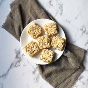 Rice Crispy Treats with Marshmallow Fluff