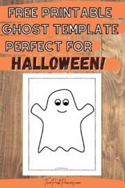 Free Ghost Template Printable {free instant PDF download}