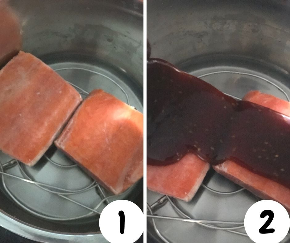 A step by step guide on how to make instant pot salmon teriyaki.