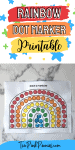 Rainbow Dot Marker Printable {totally free instant download}