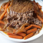 close up shot of copycat Bob Evans pot roast