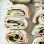 pin wheel sandwiches up close view