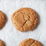 close up view of a Copycat Subway Peanut Butter Cookies