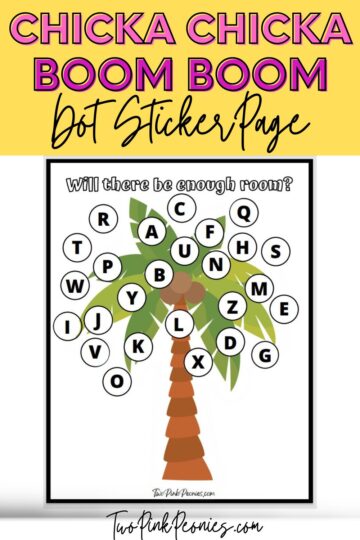 Chicka Chicka Boom Boom Printable Tree {instant download}