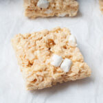 up close view of a Protein Rice Crispy Treat