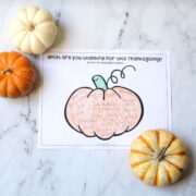 Thankful Pumpkin Printable {free instant download!}