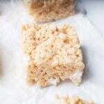 rice crispy treat on a white background