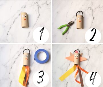 Turkey Ribbon Project Turkey Ribbon Craft | Two Pink Peonies