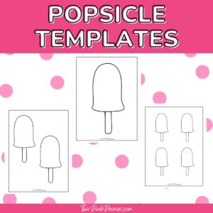 Free Printable Popsicle Templates Instant Download {3 sizes}