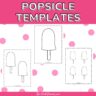 Free Printable Popsicle Templates Instant Download {3 sizes}