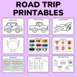 Road Trip Printables for Preschoolers {instant download}