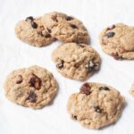 amish funeral cookies on a white background.