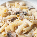 A close up photo of Copycat Maggiano's Rigatoni D.
