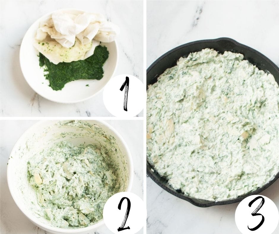 A step by step guide on how to make Copycat Cheesecake Factory Spinach Dip.