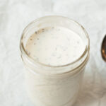 Copycat Salata ranch in a mason jar.